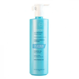 Ducray Keracnyl Gel nettoyant pour le visage et le corps à tendance acnéique, 400ml