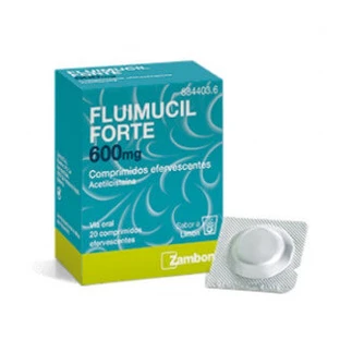 FLUIMUCIL FORTE 600 MG 20 TABLETEK MUSUJĄCYCH