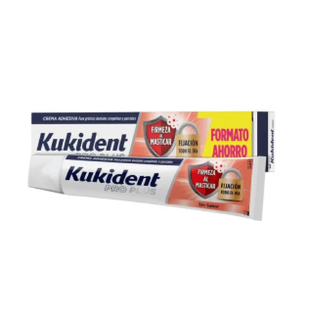 Kukident PRO PLUS Taste-Free Chewing Strength Savings Format 57g