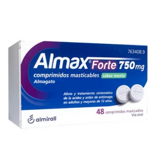ALMAX FORTE 750 MG 48 COMPRESSE MASTICABILI AL GUSTO DI MENTA