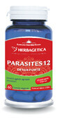 Parasites 12 Detox Forte, 60 c&#225;psulas, Herbagetica