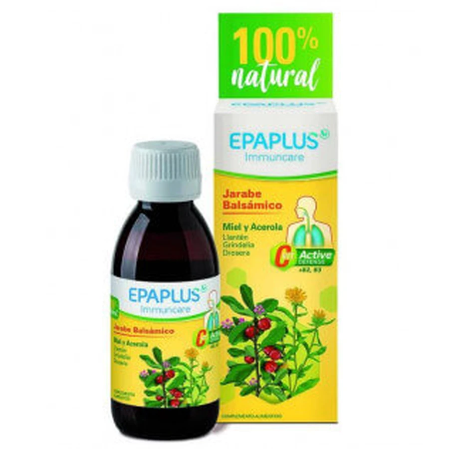 Epaplus Inmunocare Sirop de tuse pentru adulți cu Acerola 150 ml