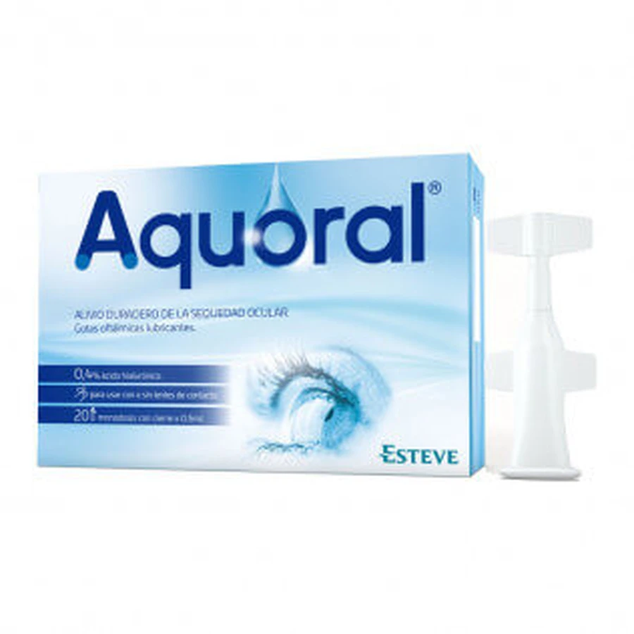 Aquoral 0,4% nawilżające krople do oczu 5 x 20 pojedynczych dawek: ceny i cechy