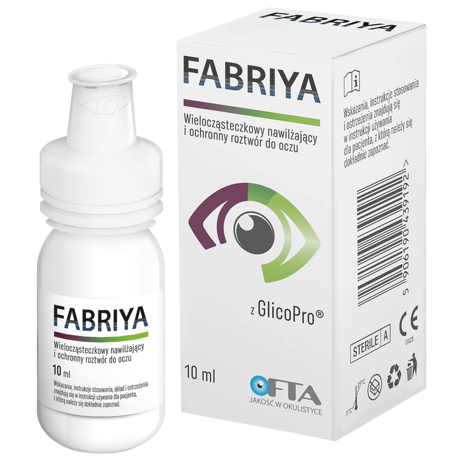 Fabriya, collyre, solution multiparticulaire, 10 ml