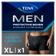 Tena Men Protective Boxer, boxeri reutilizabili pentru incontinență ușoară, negru, mărimea XL, 1 buc