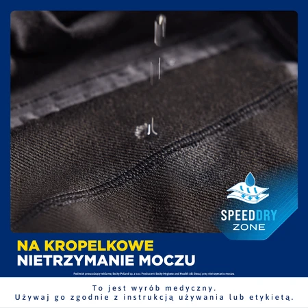 Tena Men Protective Boxer, boxeri reutilizabili pentru incontinență ușoară, negru, mărimea XL, 1 buc
