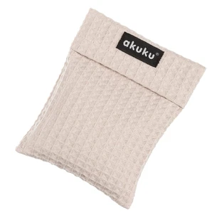 AKUKU, Wärmflasche mit Kirschkernen, beige, 13 x 16 cm, 1 Stück