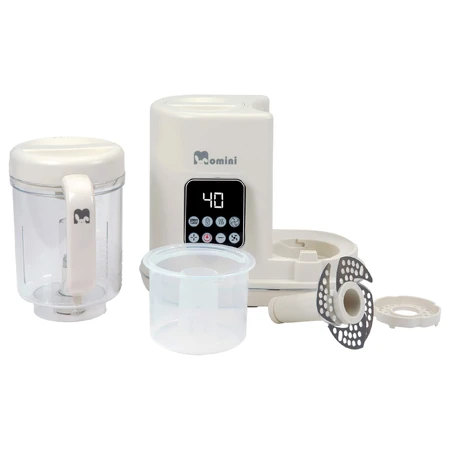 Momini MiniChef, batidora multiuso a vapor con función calienta biberones 7en1