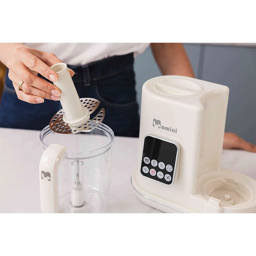 Momini MiniChef, batidora multiuso a vapor con función calienta biberones 7en1