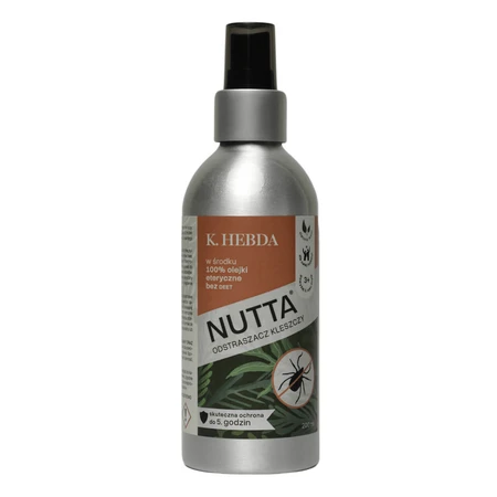 Hebda Nutta, repellente per zecche, 100 ml