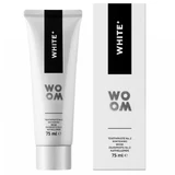 Woom, White +, pastă de dinți antibacteriană de albire, 75 ml