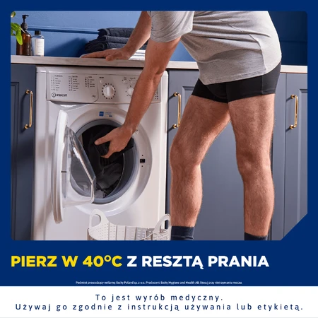 Tena Men Protective Boxer, reusable boxers for light incontinence, black, size M, 1 piece