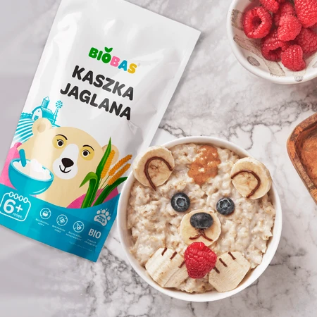 BioBas Bio terci de mei, fără zahăr adăugat, de la 6 luni, 200 g