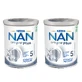 Set Nestle NAN Optipro Plus 5, prodotto a base di latte per bambini di età superiore ai 2,5 anni, 2 x 800 g