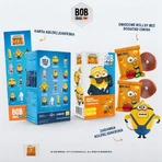 Bob Snail Fun set, Roll gustare de fructe, mango, 20 g + jucărie, Minion