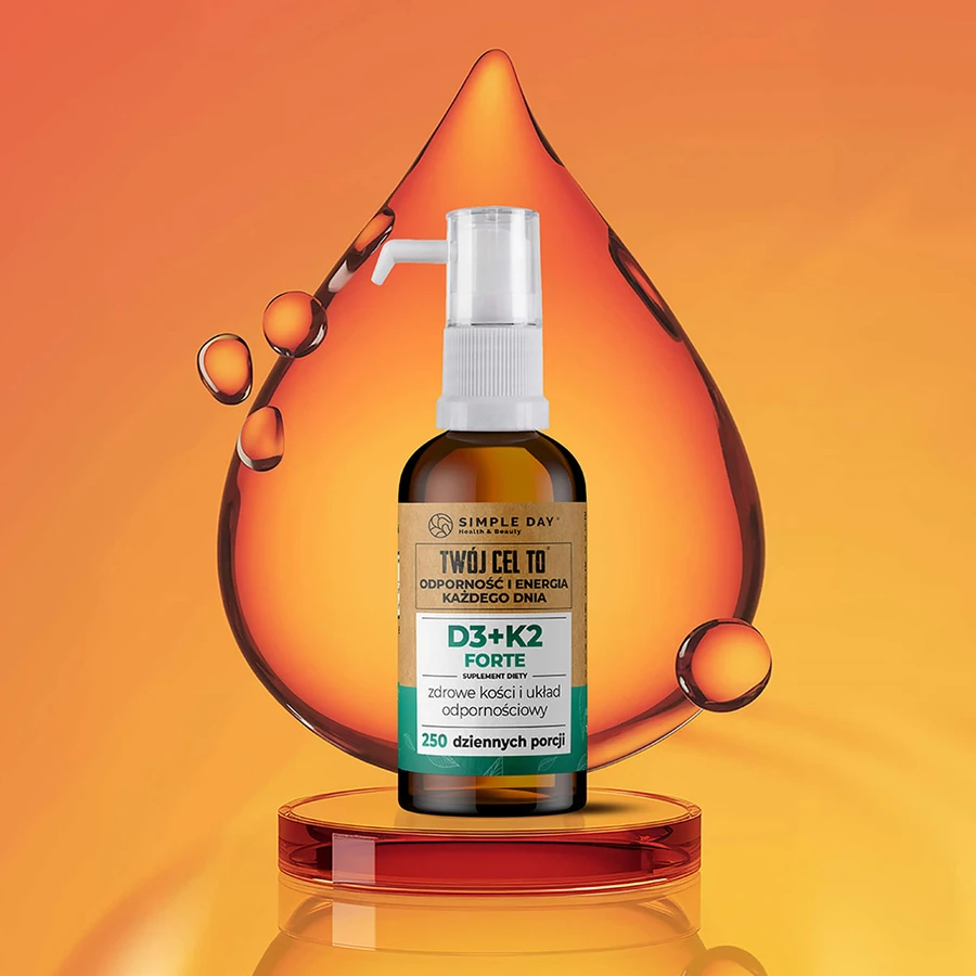 Simple Day D3 + K2 Forte, gocce, 30 ml