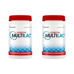 Kit Multilac Synbiotic, 2 x 50 cápsulas