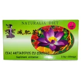 Té antiadiposo de ginseng, 30 bolsitas, Naturalia Diet
