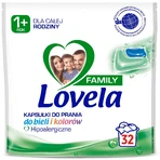 Lovela Family, capsule de spălat hipoalergenice, alb și colorat, de la 1 an, 32 bucăți