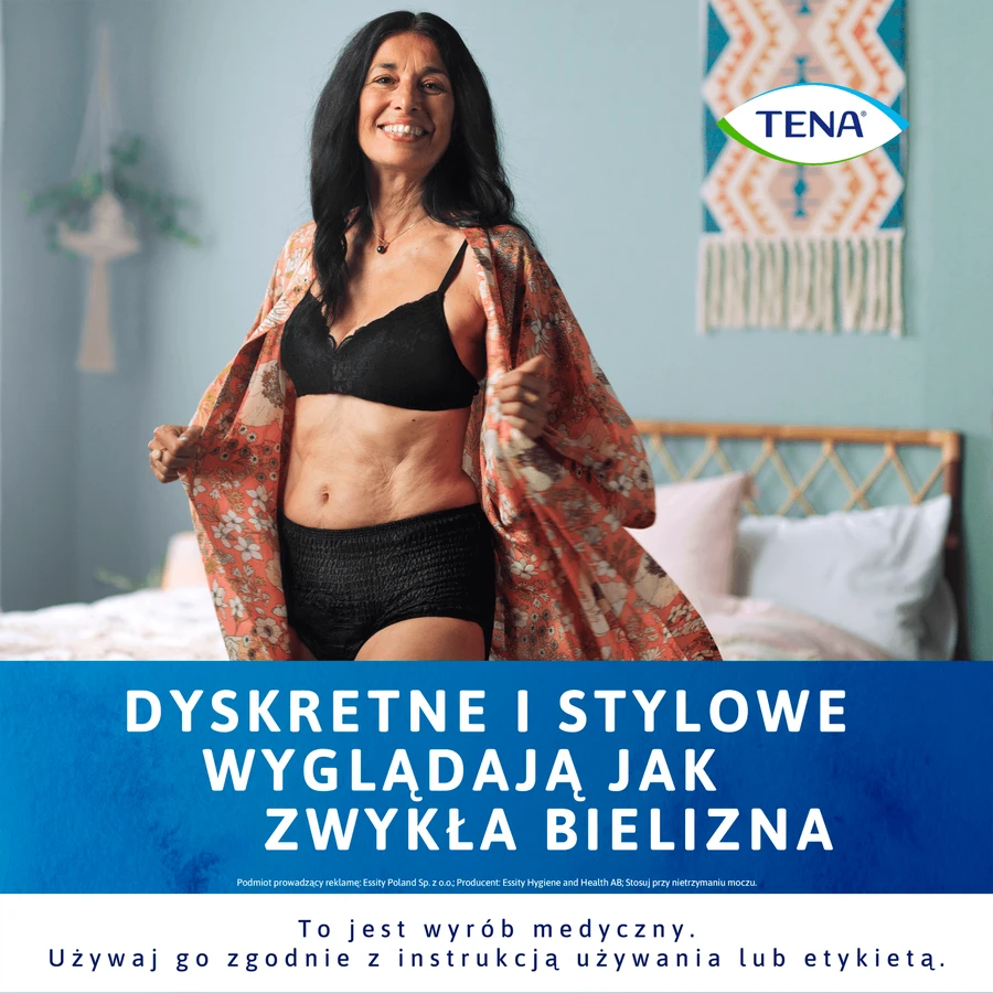 Tena Lady Pants Zwart – L (95–130 cm), 30 stuks
