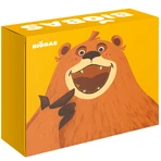 BioBas Bio pap set, rijst, spelt, gierst, griesmeel, havermout, met kleurboek en stickers, geen suiker toegevoegd, vanaf 6 maanden, 6 x 200 g