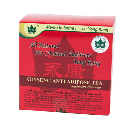 Ginseng Anti-Fett-Tee, 30 Sachets, Yong Kang