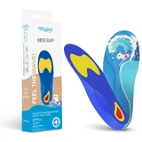 FootWave Kids Supi, orthopädische Einlagen, funktioneller Valgus der Füße und Knie, Plattfuß, XSmall Kids, 28-29, 1 Paar