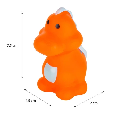 Ackuku, jouets de bain, dinus, 5 pièces