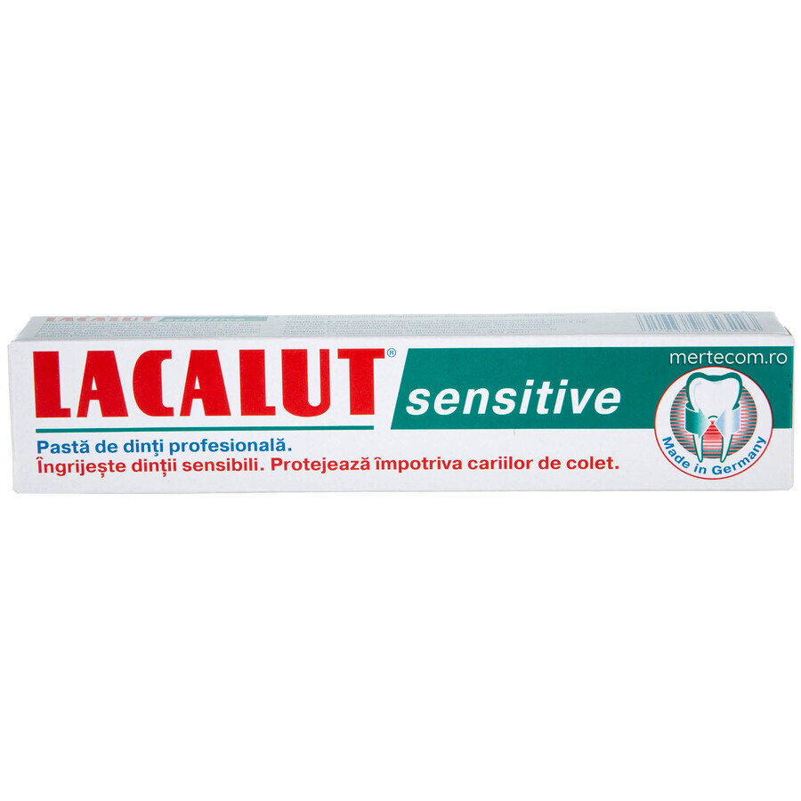 Dentífrico Sensitive, 75 ml, Lacalut