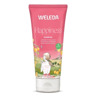 Weleda Happiness, shower gel with grapefruit, 200 ml