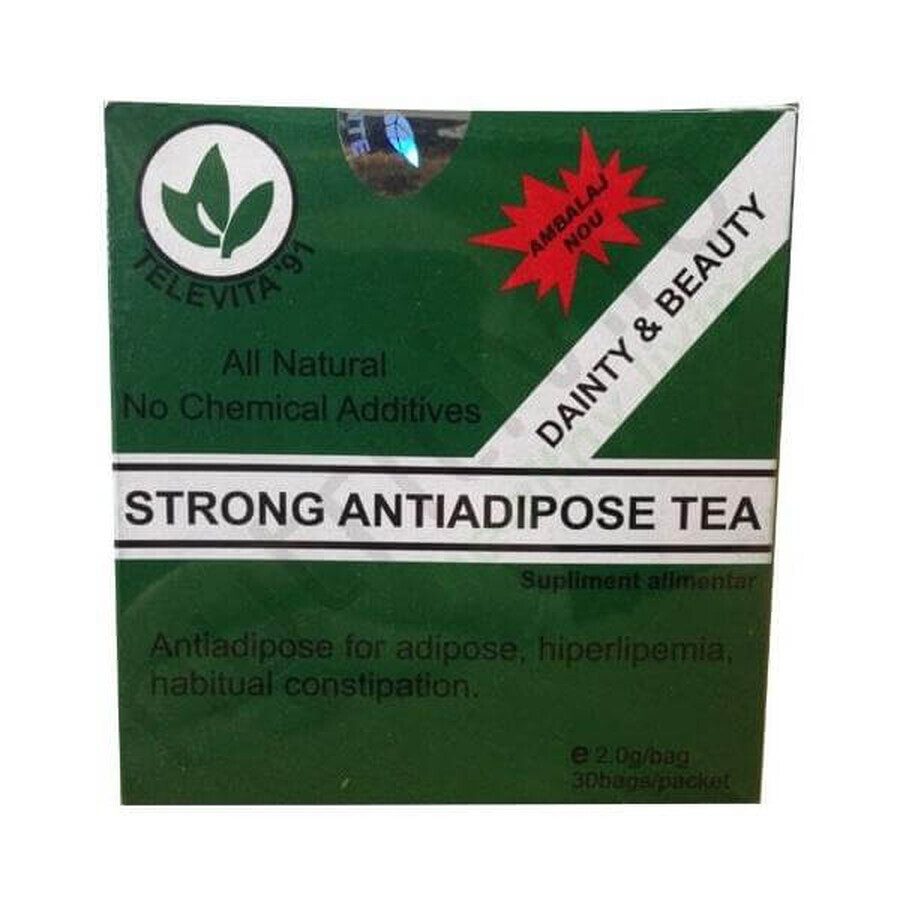 Té  anti-adiposo Strong, 30 sobres, Televita