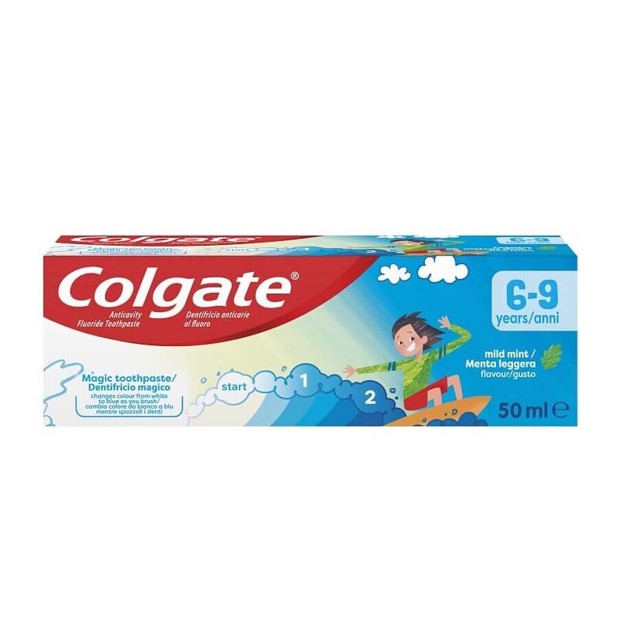 Pasta dentífrica, 6-9 años, 50 ml, Colgate