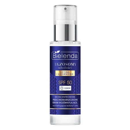 Bielenda Exosomes of Youth, konzentriertes aufhellendes Serum gegen Falten, SPF 50, 30 ml