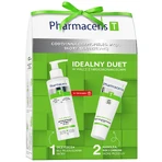 Lote Pharmaceris T Sebo-Moistatic, crema facial hidratante y calmante, FPS 30, 50 ml + Puri-Sebogel, gel limpiador T antibacteriano para el rostro, 80 ml