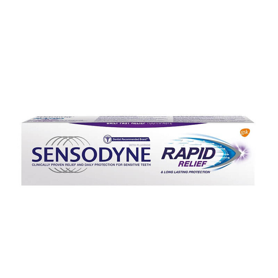 Pasta dentífrica, Alivio rápido, 75 ml, Sensodyne