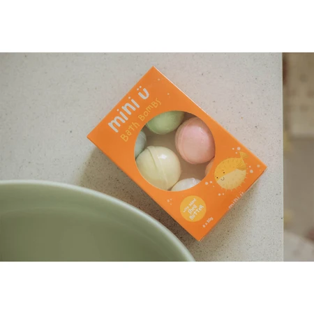 Mini U, bolas de baño efervescentes, 6 x 50 g