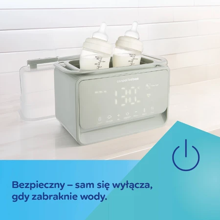 Canpol Babies, calefactor y esterilizador 7 en 1, con termostato y luz, 12/218