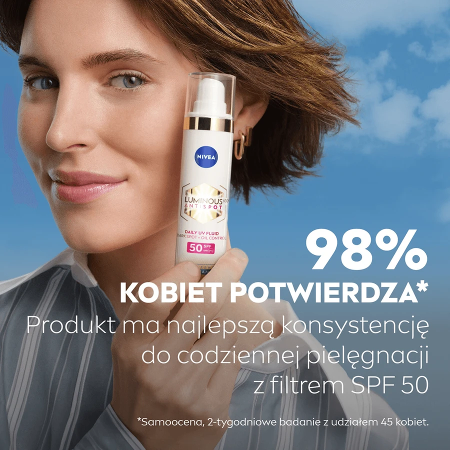 Nivea Cellular Luminous 630, crema de día antipigmentación, FPS 50, 40 ml