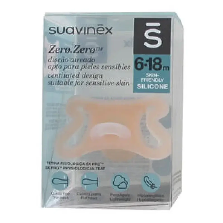 Sucette physiologique SX Pro Zero Zero, 6 - 18 mois, 1 pièce, Suavinex