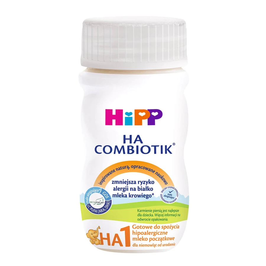 HiPP HA 1 Combiotik, hypoallergene Säuglingsanfangsmilch, ab Geburt, 90 ml