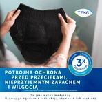 Tena Lady Pants Noir, saugfähige Slips, Größe L, 95-130 cm, Plus, 8 Stück