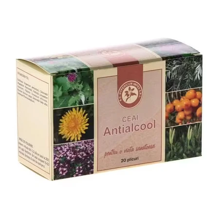 Ceai antialcool, 20 plicuri, Hypericum