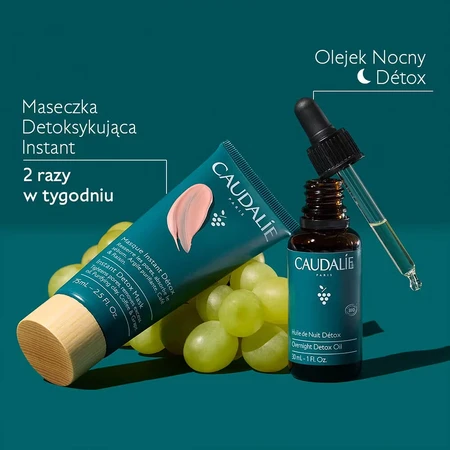 Caudalie Vinoclean, olio notte detox, 30 ml