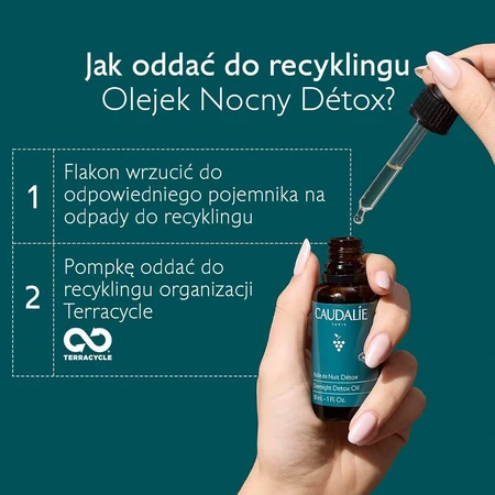 Caudalie Vinoclean, olio notte detox, 30 ml