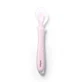 BabyOno, cuillère en silicone flexible, rose, à partir de 6 mois, 1 pièce