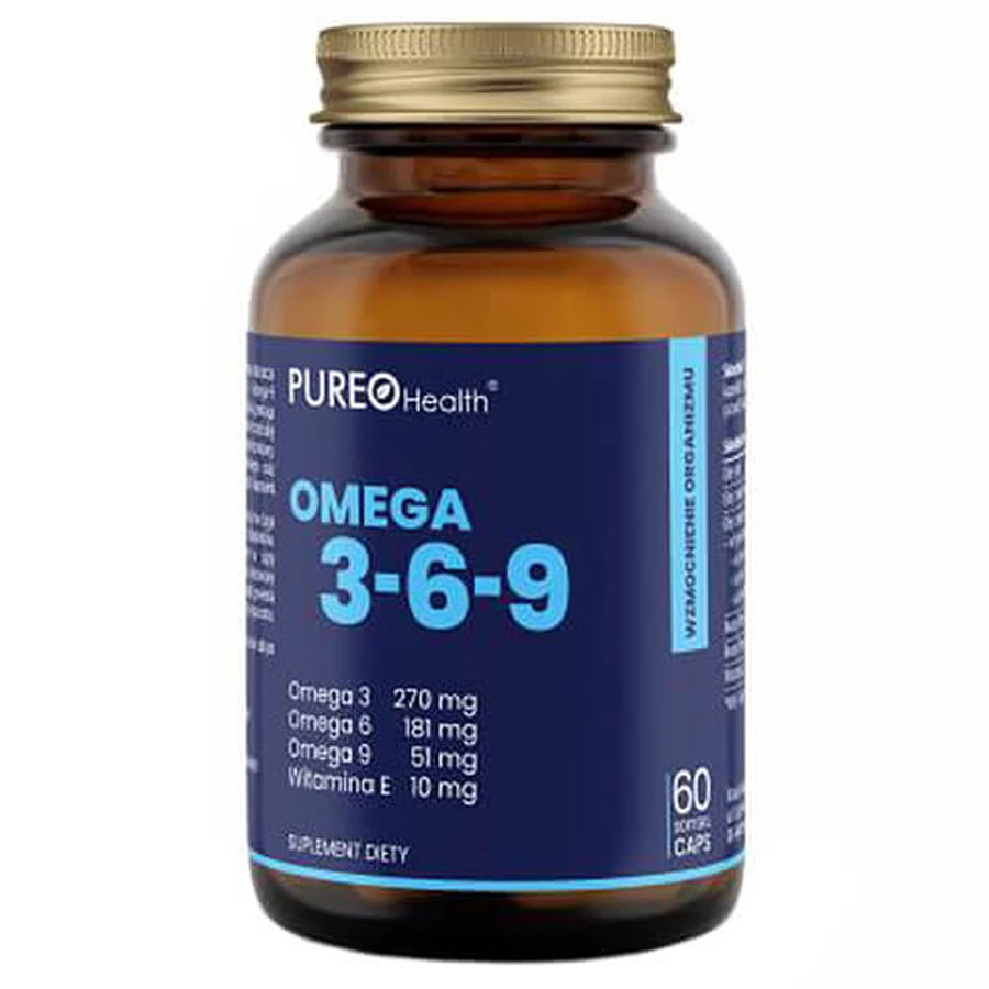 Pureo Health Omega 3-6-9, 60 capsule