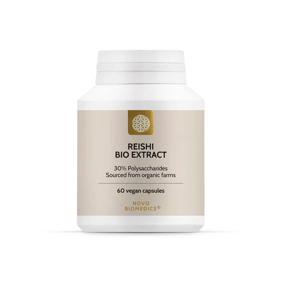 Reishi Bio Extracto, 60 cápsulas, Novo Biomedics