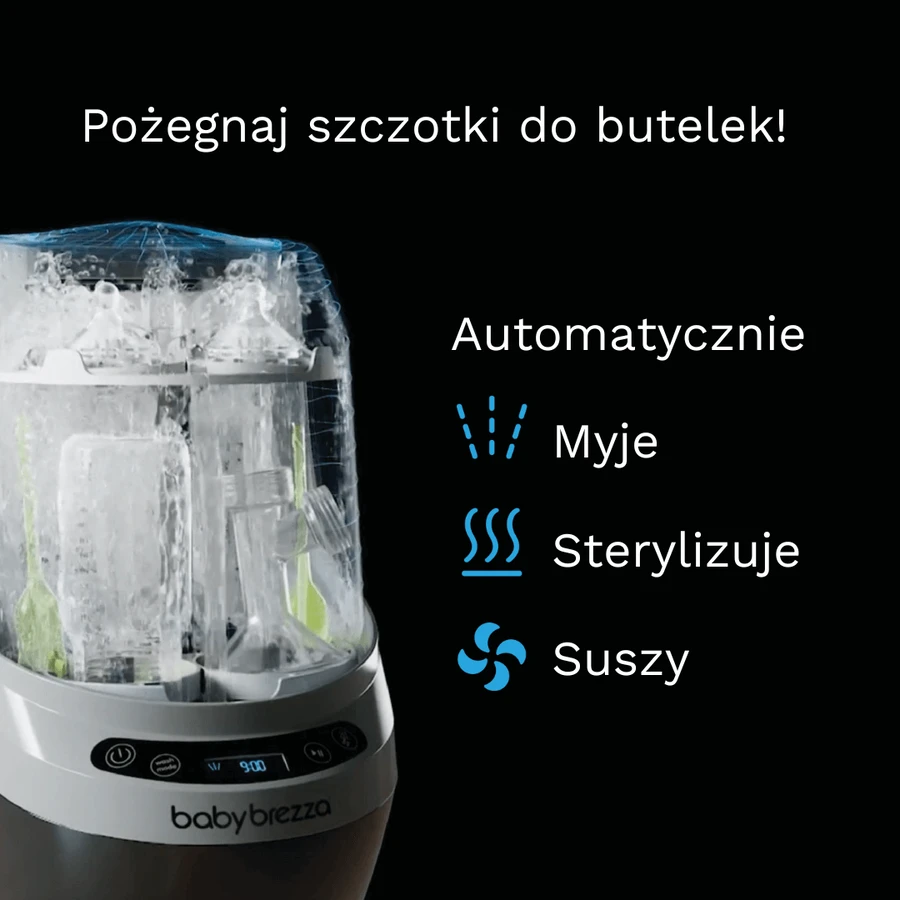 Baby Brezza Bottle Washer Pro, dispozitiv de spălare și sterilizare a biberonului