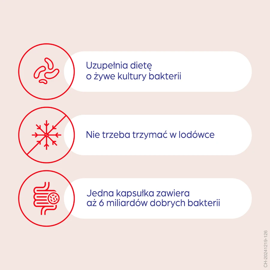 Zestaw Dicoflor Forte (dawniej Dicoflor 6), dla dzieci od 3 lat i dorosłych, 2 x 20 kapsułek: ceny i cechy