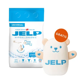 Jelp Hypoallergenic, lessive hypoallergénique, tout usage, 2,1 kg + ourson gratuit